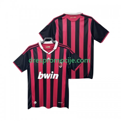 A.C. Milan 2009 2010 Dres Retro Domaći Kratkih Rukava A.C. Milan 2009 2010 Dres Retro Domaći Kratkih Rukava